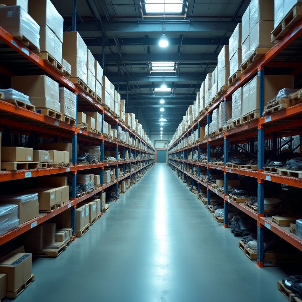 Almacén de repuestos de AutoFleetPro
